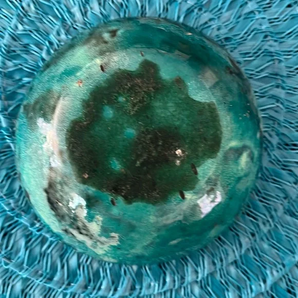 Small Vintage Enamel & Metal Glazed Bowl - Picture 2 of 6